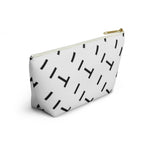 T Pattern Accessory Pouch w T-bottom