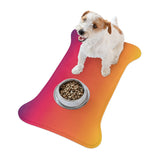 Color Gradient Pet Feeding Mats