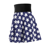 Star Pattern of Women's Skater Skirt