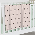 Polka Dots Baby Swaddle Blanket