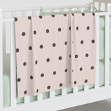 Polka Dots Baby Swaddle Blanket