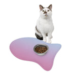 Color Gradient Pet Feeding Mats