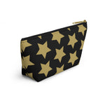 Star  Pattern Accessory Pouch w T-bottom