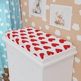 Love Hearts Changing Pad Cover