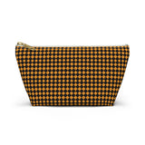 Diamond Pattern Accessory Pouch w T-bottom