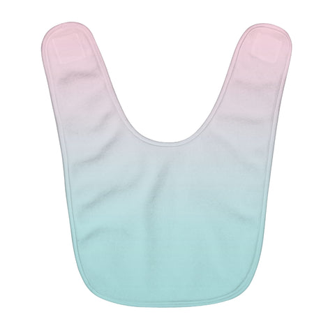 Color Gradient Fleece Baby Bib