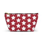 Star Pattern Accessory Pouch w T-bottom