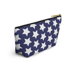 Star Pattern Accessory Pouch w T-bottom