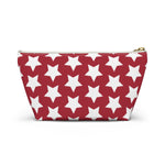 Star Pattern Accessory Pouch w T-bottom