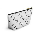 T Pattern Accessory Pouch w T-bottom