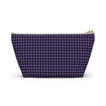 Diamond Pattern Accessory Pouch w T-bottom