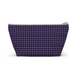 Diamond Pattern Accessory Pouch w T-bottom