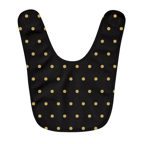 Polka Dots Fleece Baby Bib