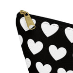 Love Hearts Accessory Pouch w T-bottom