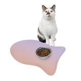 Color Gradient Pet Feeding Mats