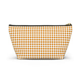 Diamond Pattern Accessory Pouch w T-bottom