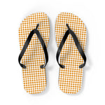 Diamond Pattern Flip Flops