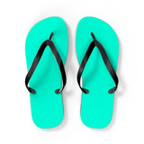 Blue Green Flip Flops