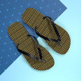 Diamond Pattern Flip Flops