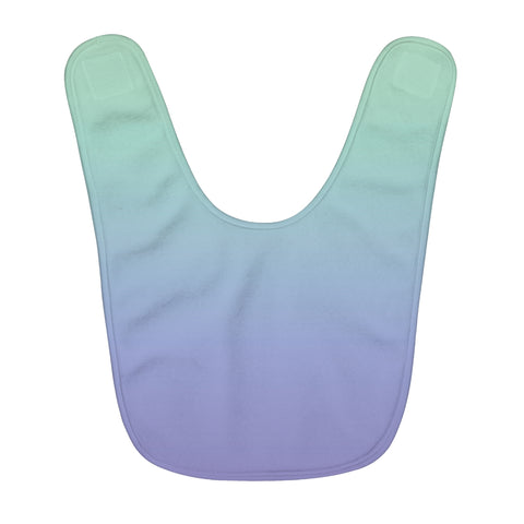 Color Gradient Fleece Baby Bib