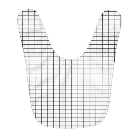 Lines Fleece Baby Bib