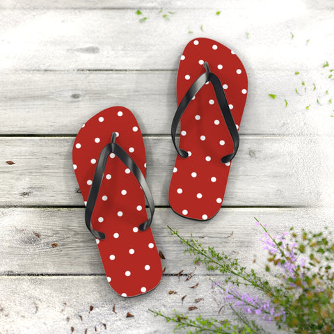 Polka Dots Flip Flops