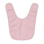 Pink Fleece Baby Bib