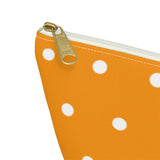 Polka Dots Accessory Pouch w T-bottom