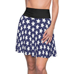 Star Pattern of Women's Skater Skirt