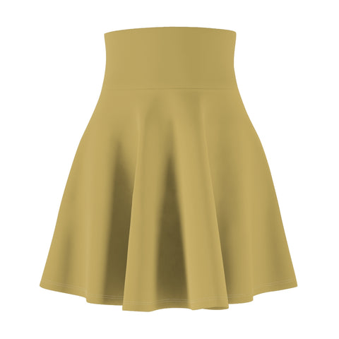 Golden Women's Skater Skirt