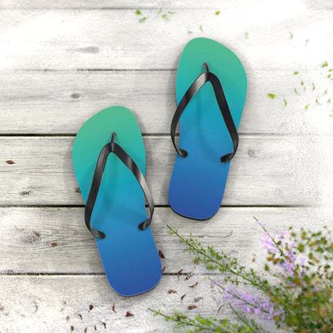 Color Gradient Flip Flops