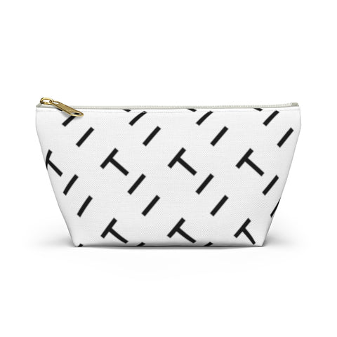 T Pattern Accessory Pouch w T-bottom