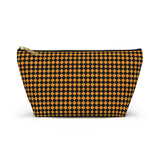 Diamond Pattern Accessory Pouch w T-bottom