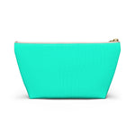 Blue Green Accessory Pouch w T-bottom