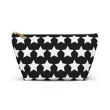 Star Pattern Accessory Pouch w T-bottom