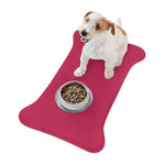 Rose Red Pet Feeding Mats