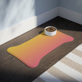 Color Gradient Pet Feeding Mats