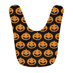 Pumpkin Pattern Fleece Baby Bib