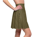 Diamond Pattern of Women's Skater Skirt