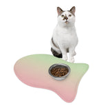 Color Gradient Pet Feeding Mats