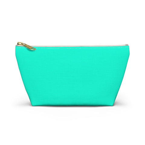 Blue Green Accessory Pouch w T-bottom