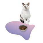 Color Gradient Pet Feeding Mats