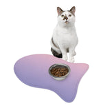 Color Gradient Pet Feeding Mats