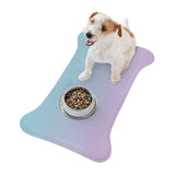 Color Gradient Pet Feeding Mats