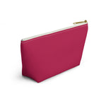 Rose Red Accessory Pouch w T-bottom