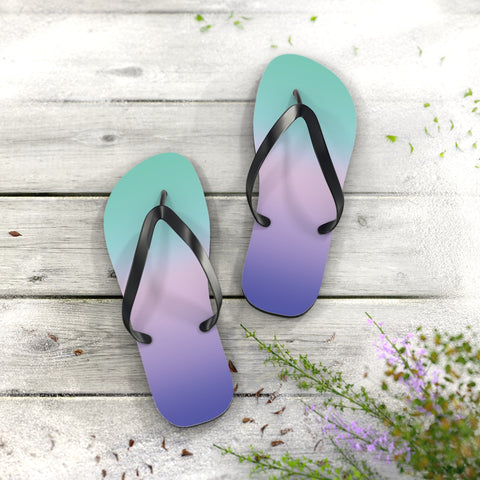 Color Gradient Flip Flops