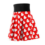 Love Hearts of Women's Skater Skirt