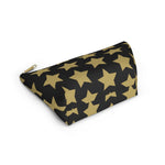 Star  Pattern Accessory Pouch w T-bottom