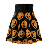 Pumpkin Pattern Women's Skater Skirt