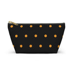 Polka Dots Accessory Pouch w T-bottom